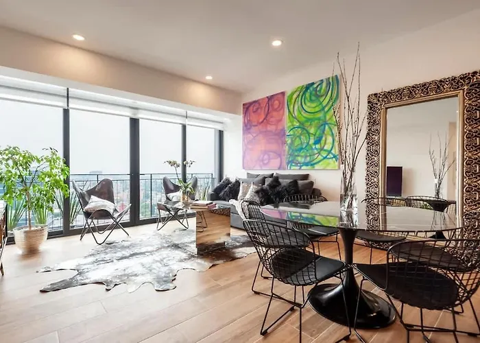 Holiday home Luxury High-rise Panoramic Apartment, Polanco 3bd *