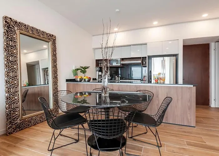 Luxury High-rise Panoramic Apartment, Polanco 3bd Holiday home
