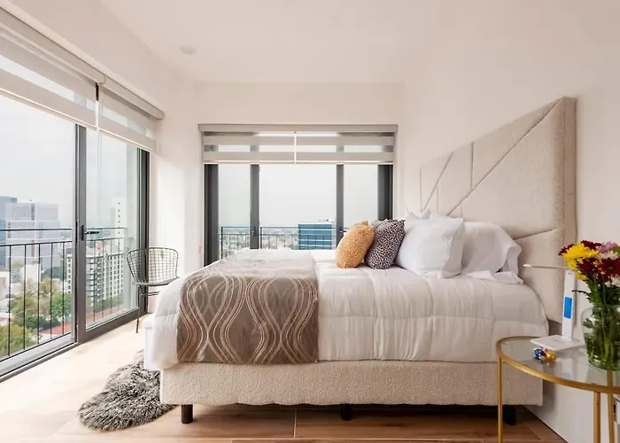 Luxury High-rise Panoramic Apartment, Polanco 3bd * Mexico City