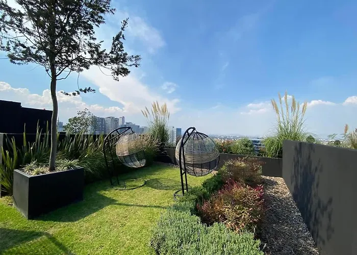Luxury High-rise Panoramic Apartment, Polanco 3bd *